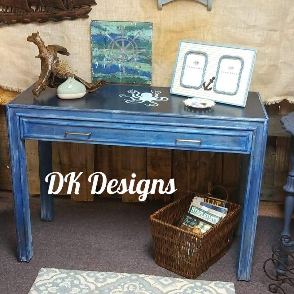 Octopus Sofa Table / Desk | Painting Old Furniture, Sofa Table, Table Desk For Cobalt Console Tables (View 16 of 20)