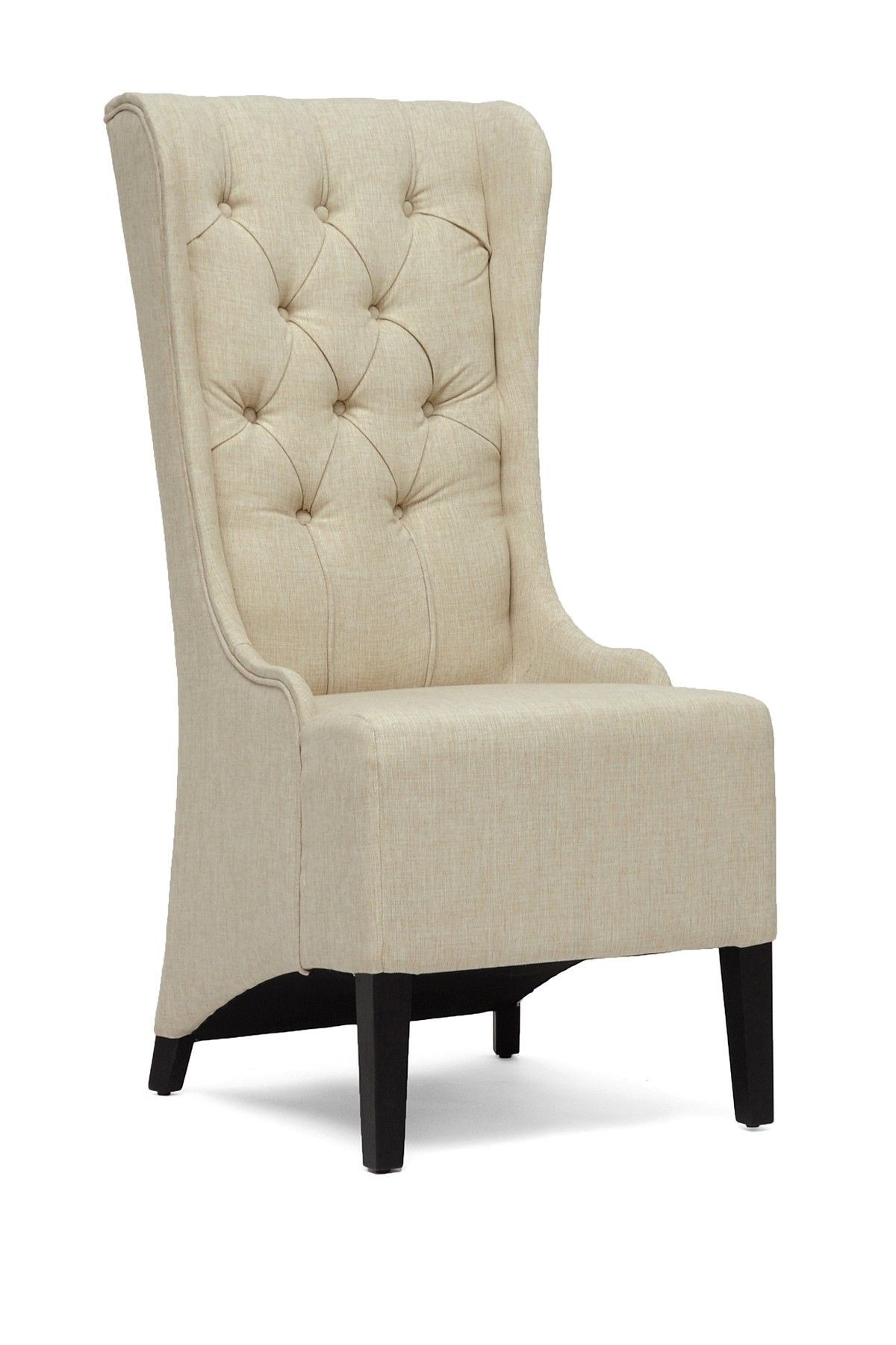 On Hautelook: | Beige Vincent Linen Modern Accent Chair | Linen Accent Pertaining To Light Beige Round Accent Stools (View 3 of 20)