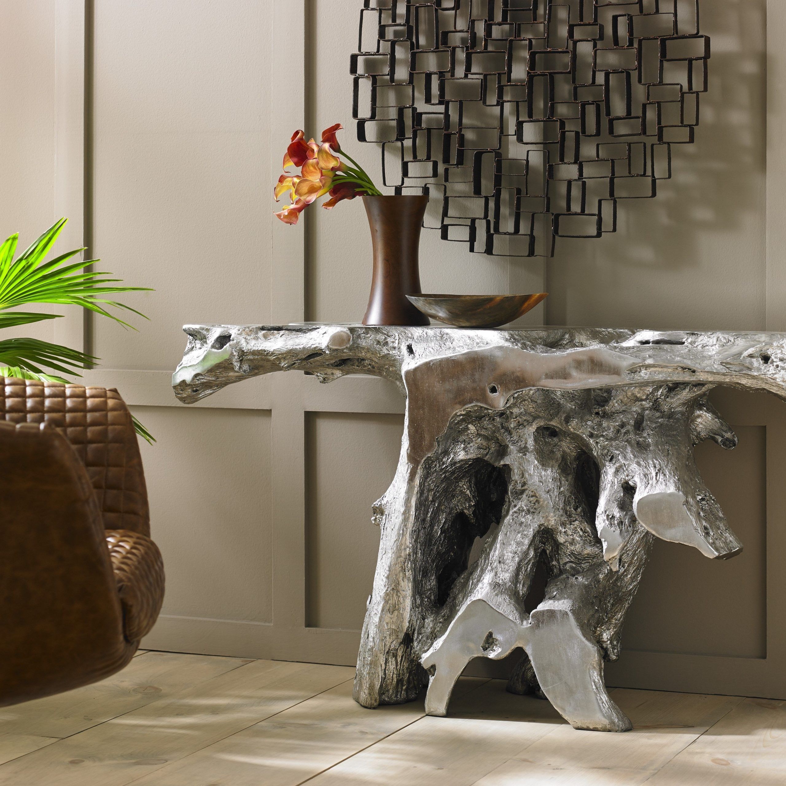 Our Brivo Console Table In Silver Leaf (View 14 of 20)