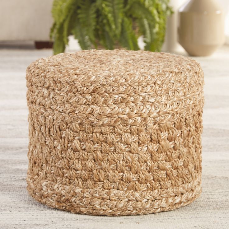 Overstock: Online Shopping – Bedding, Furniture, Electronics Within White And Beige Ombre Cylinder Pouf Ottomans (View 3 of 20)