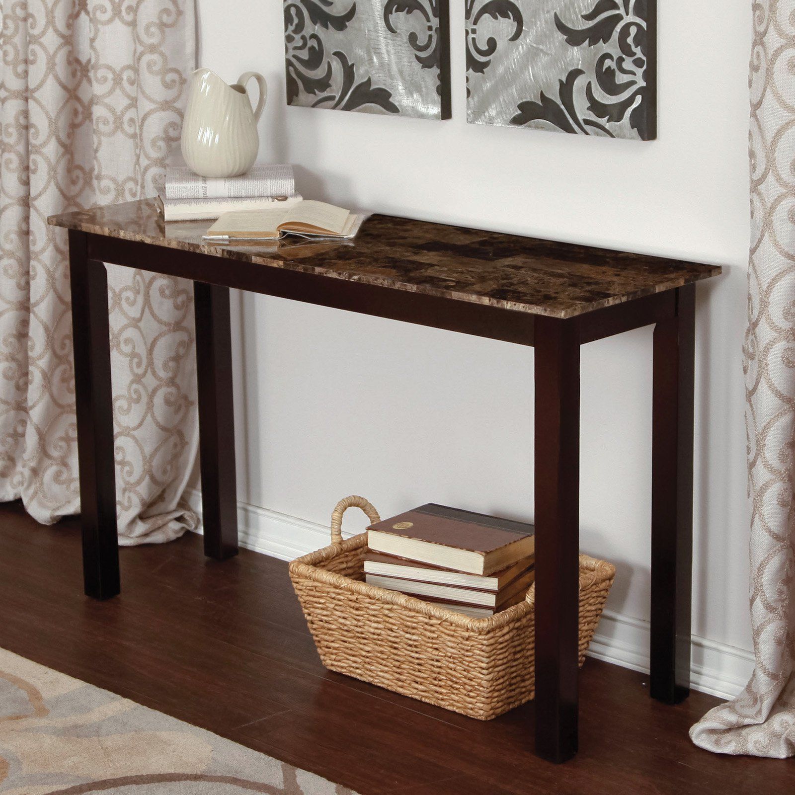 Palazzo Faux Marble Console Table | Www (View 1 of 20)