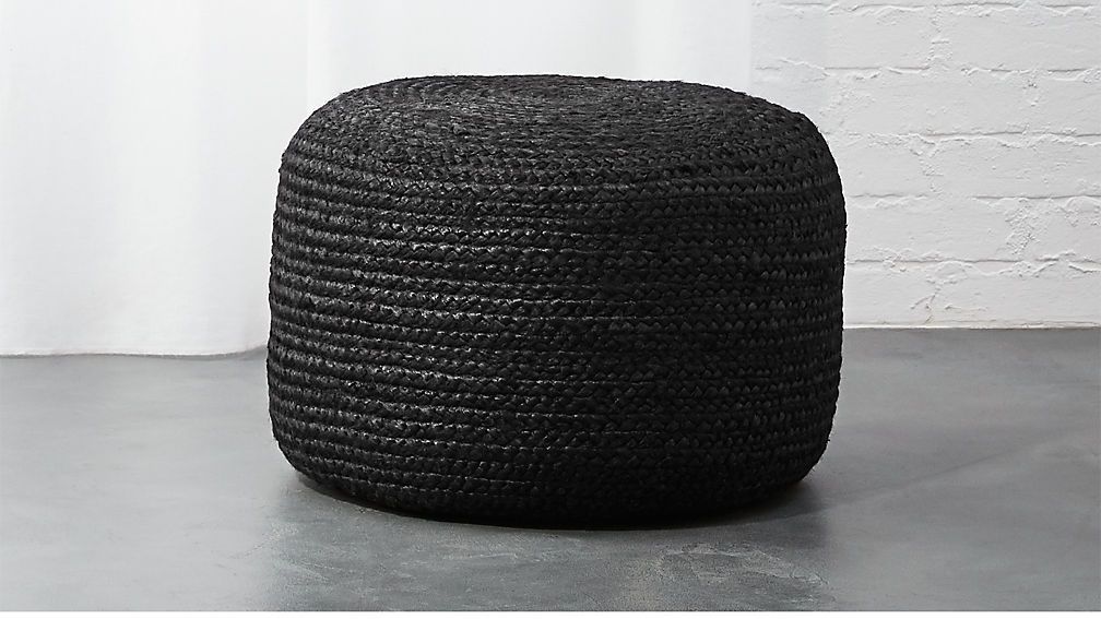 Pin On Furniture: Ottomans For Black Jute Pouf Ottomans (View 11 of 20)