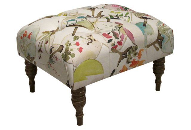 Pin On Home With Regard To Cream Fabric Tufted Oval Ottomans (View 6 of 20)