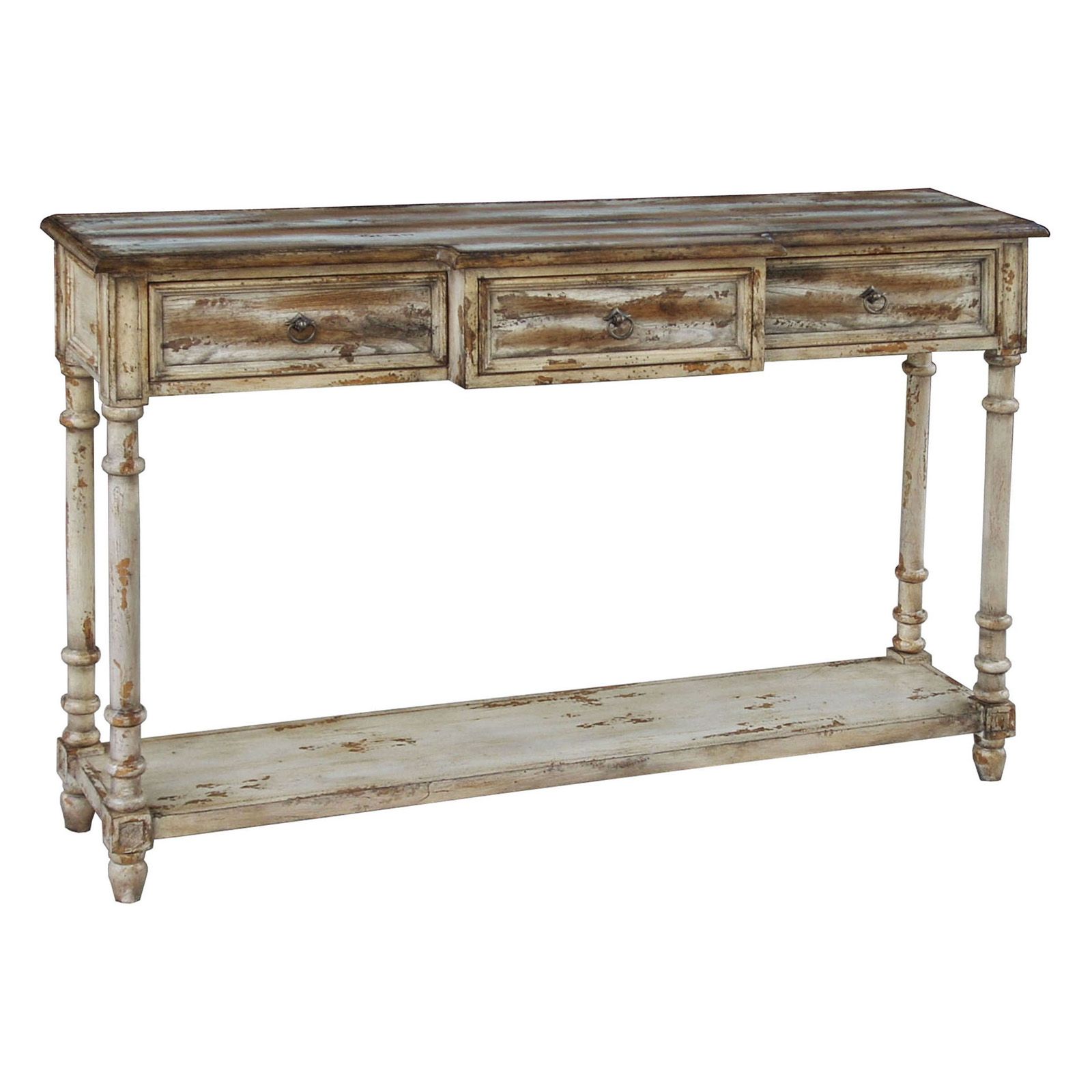 Pulaski Accents Rustic Chic Console – Juliet – Console Tables At Hayneedle In Square Weathered White Wood Console Tables (View 19 of 20)
