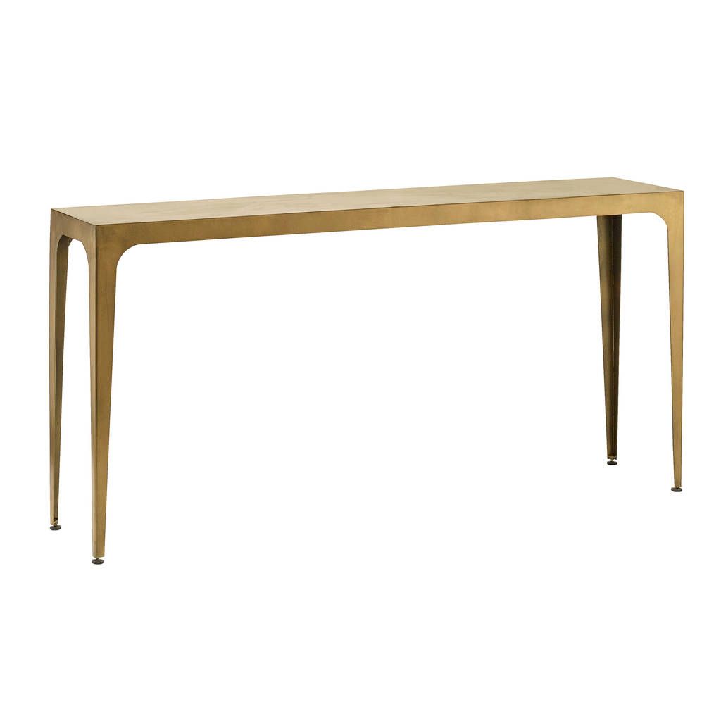 Rectangular Console Table In Goldout There Interiors With 1 Shelf Square Console Tables (View 14 of 20)