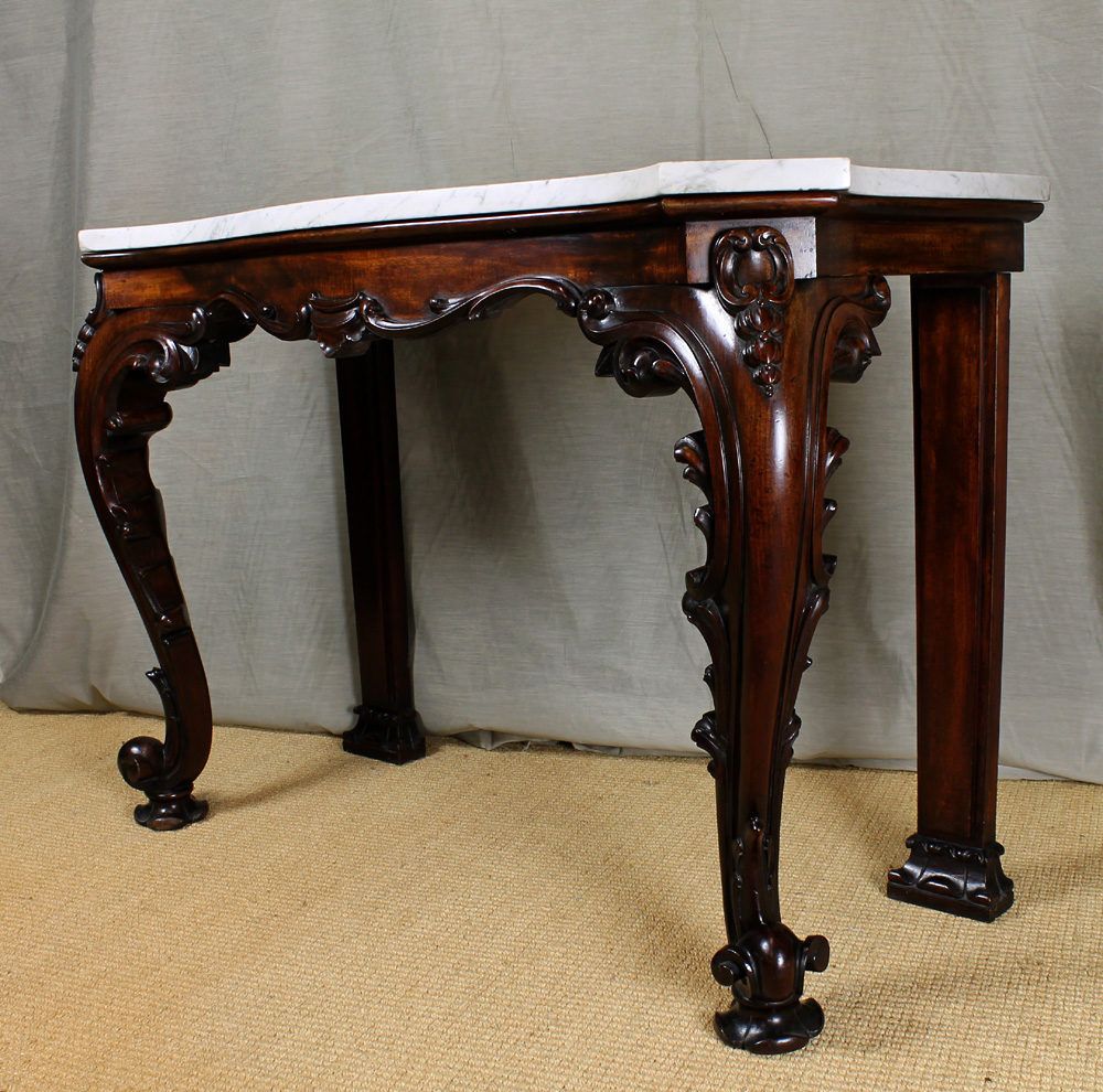 Regency Marble Top Console Table (View 13 of 16)