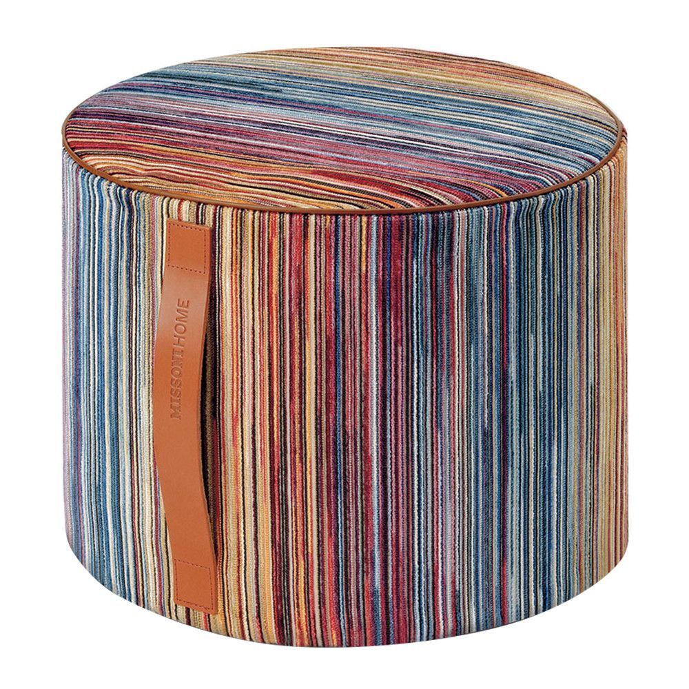 Relax In Style With The Santiago Pouf From Missoni Home (View 10 of 20)
