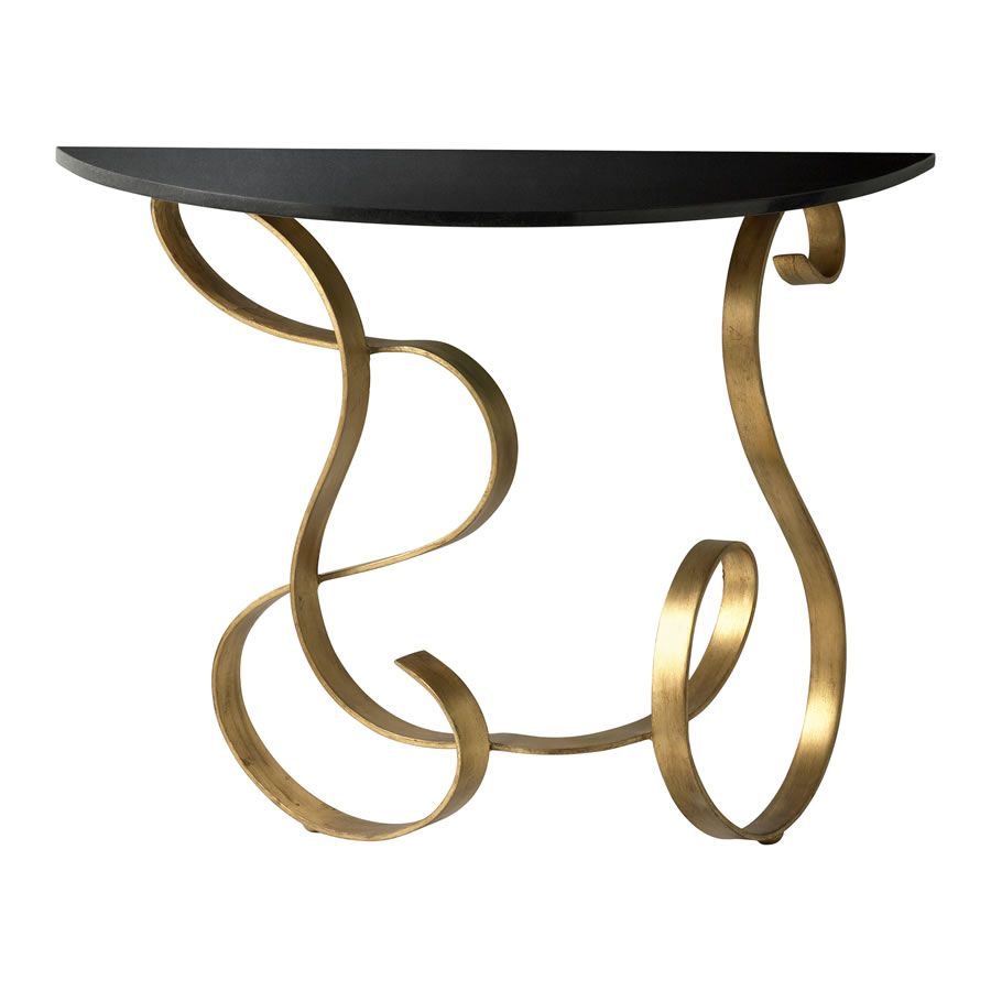 Ribbon Console Table Throughout Antique Brass Round Console Tables (View 14 of 20)