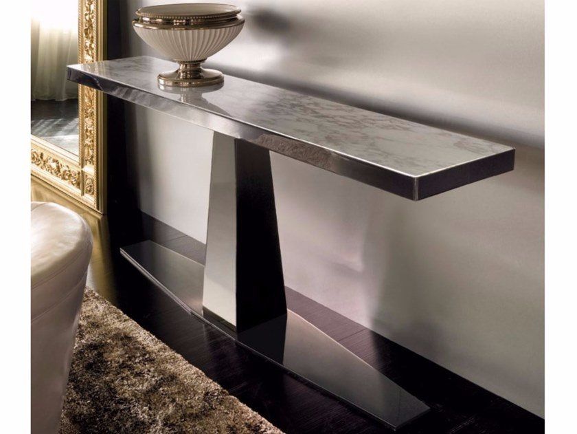 Rim | Marble Console Table Loveluxe Collectionlonghi Design Pertaining To Black Metal And Marble Console Tables (View 16 of 20)