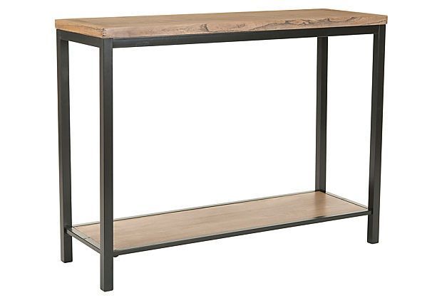 Roslyn Console, Natural/black On Onekingslane $159 | Wood Console With Regard To Natural And Black Console Tables (View 14 of 20)