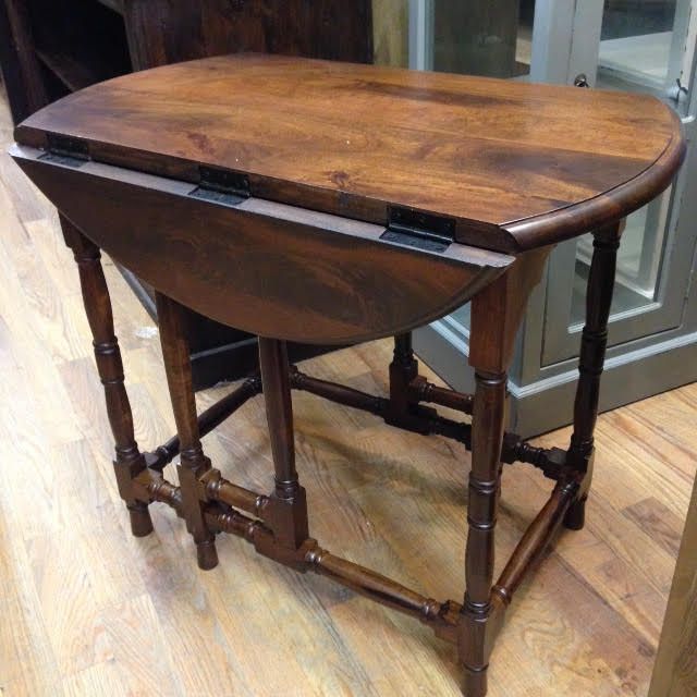 Round Drop Leaf Table – Nadeau Austin Within Leaf Round Console Tables (View 12 of 20)