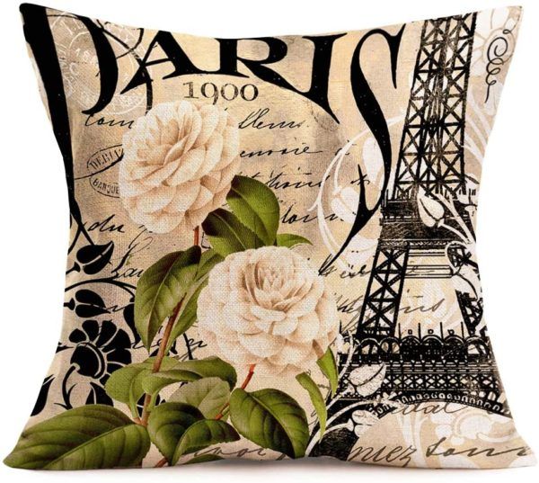 Royalours Throw Pillow Covers Butterfly & Honeybee Decorative Pillow Pertaining To Green Canvas French Chateau Square Pouf Ottomans (View 2 of 20)