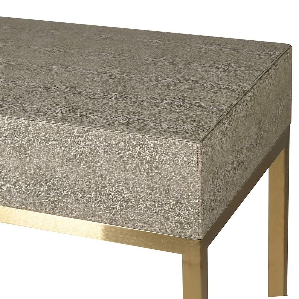Sage Faux Shagreen Console Table – Freitaslaf Net Ltd – Freitaslaf Net Ltd Inside Faux Shagreen Console Tables (Gallery 20 of 20)