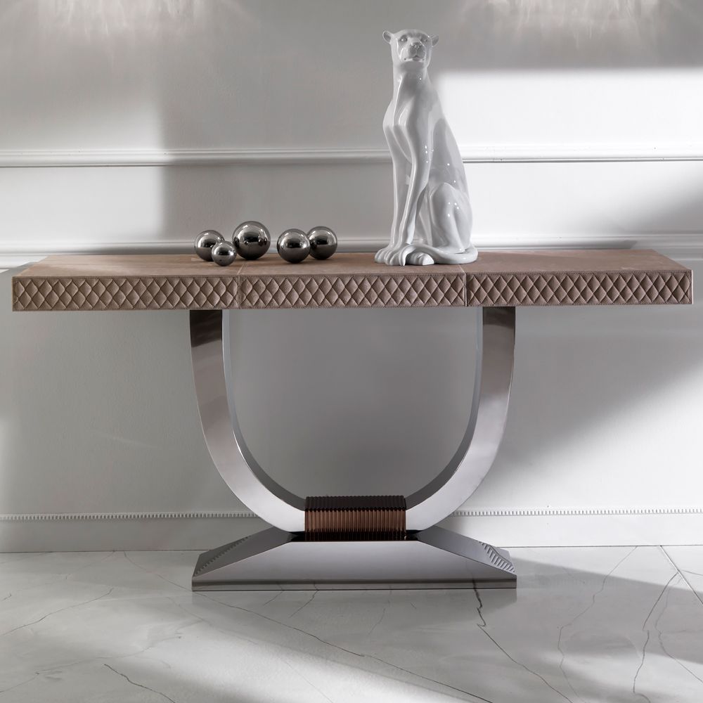 Silver Console Table Legs In 2020 | Contemporary Console Table, Leather Pertaining To Silver And Acrylic Console Tables (View 1 of 20)
