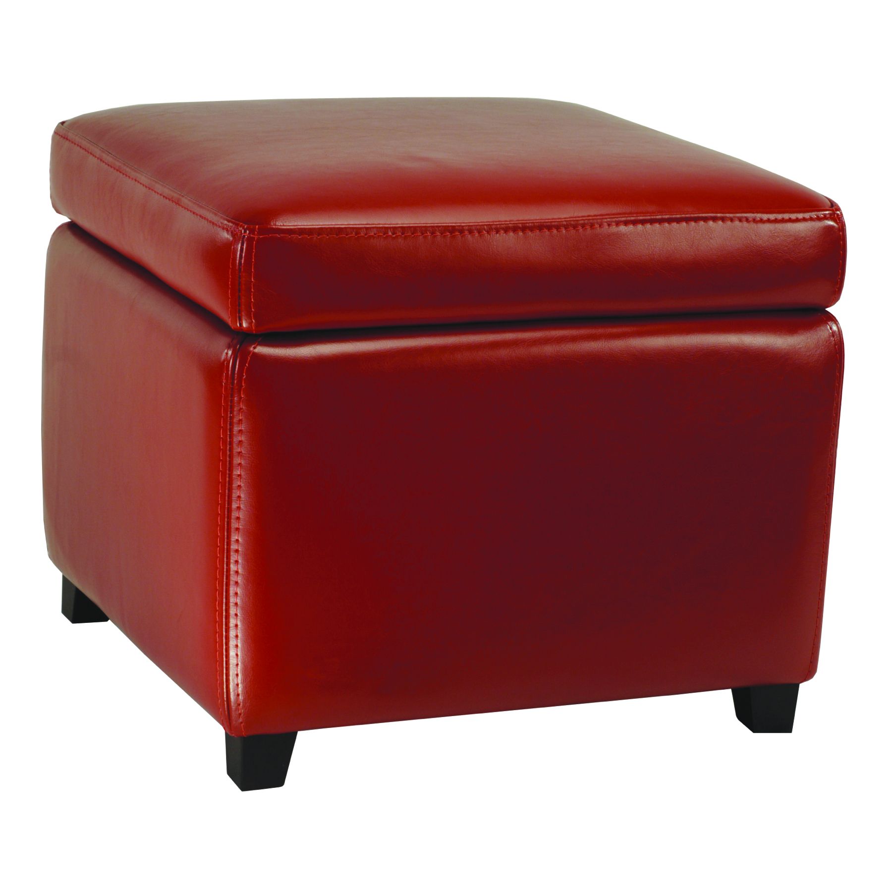 Small Leather Ottoman Cube – Ideas On Foter With Solid Cuboid Pouf Ottomans (View 4 of 20)