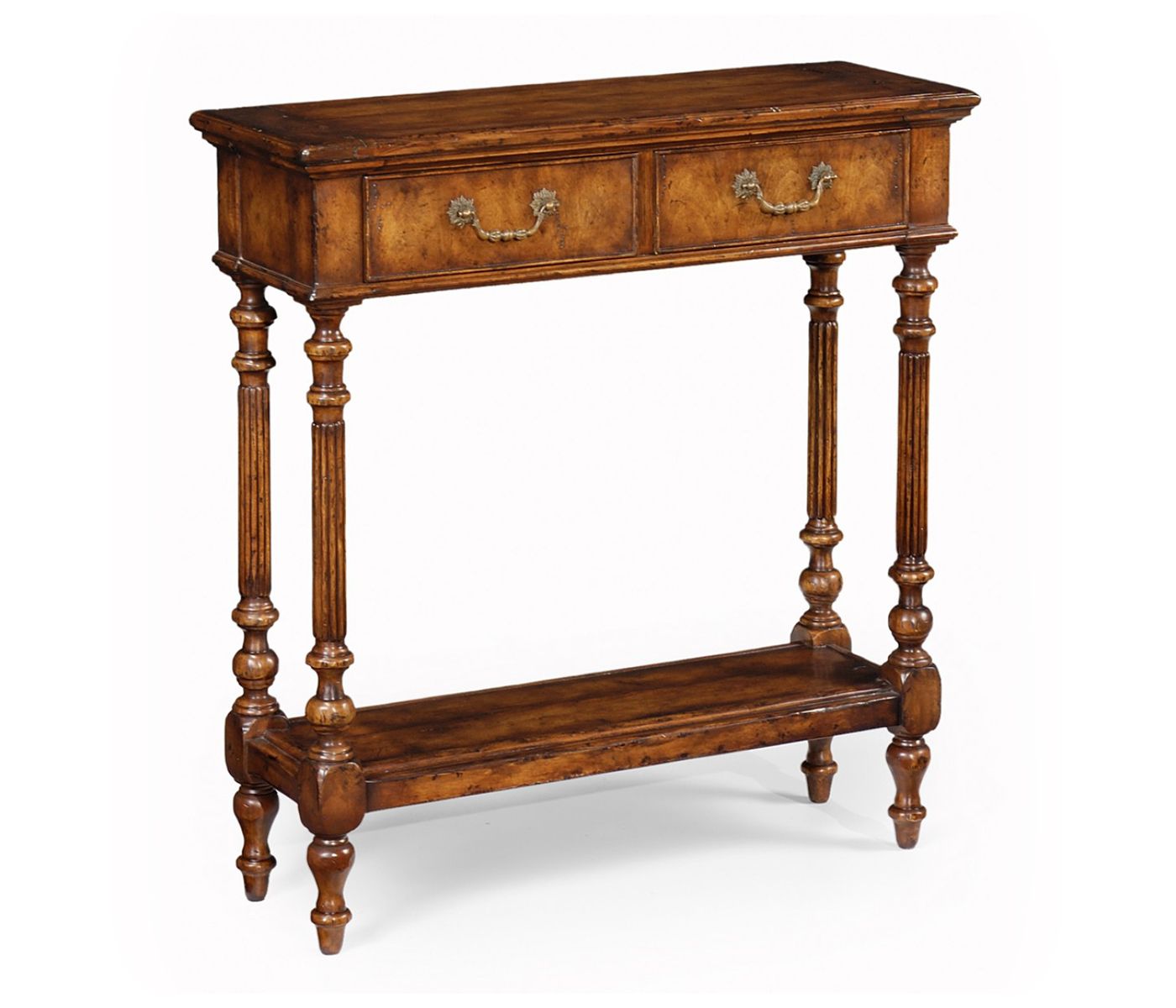 Small Narrow Walnut Console Table With Regard To 1 Shelf Square Console Tables (View 5 of 20)