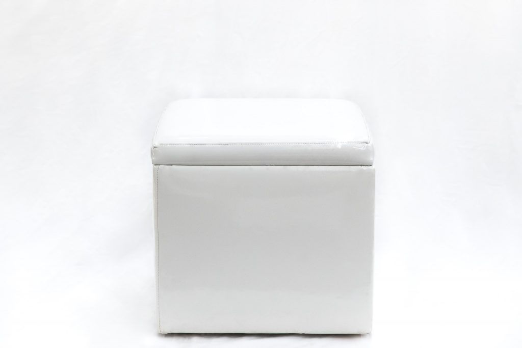 Solid White Ottoman Archives Inside White Solid Cylinder Pouf Ottomans (View 16 of 18)