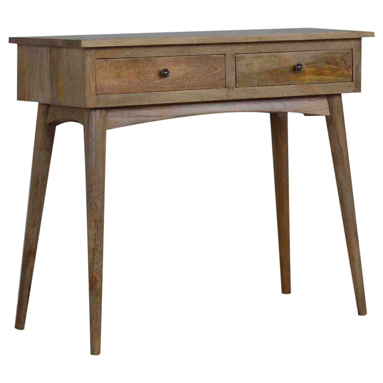 Solid Wood 2 Drawer Console Table | Scottish Antique & Arts Centre Regarding 2 Drawer Console Tables (View 13 of 20)