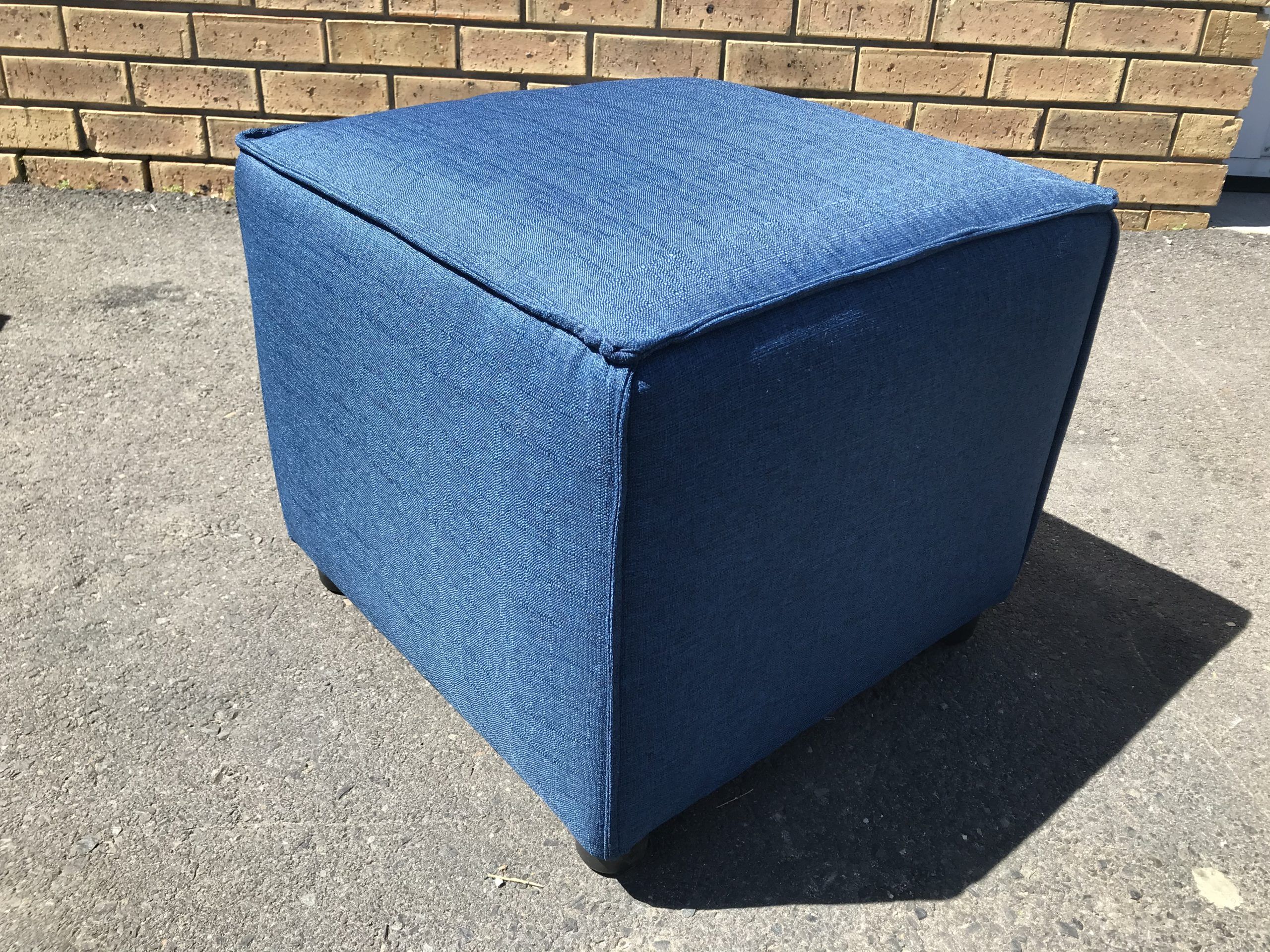 Square Ottoman Available In Many Colors – Home Furniture Cape Town Intended For Multi Color Fabric Square Ottomans (View 14 of 20)