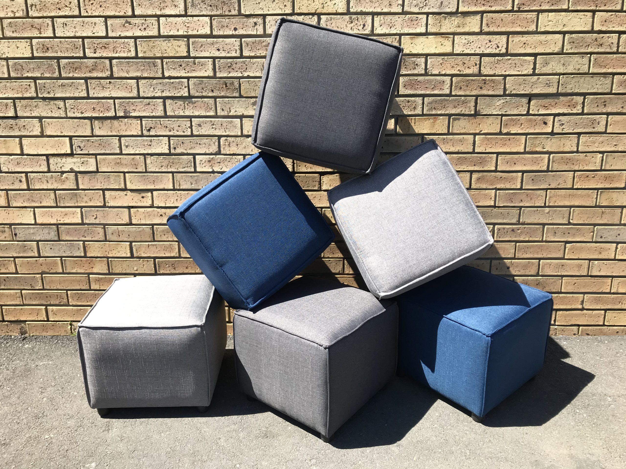 Square Ottoman Available In Many Colors – Home Furniture Cape Town Within Multi Color Fabric Square Ottomans (View 15 of 20)