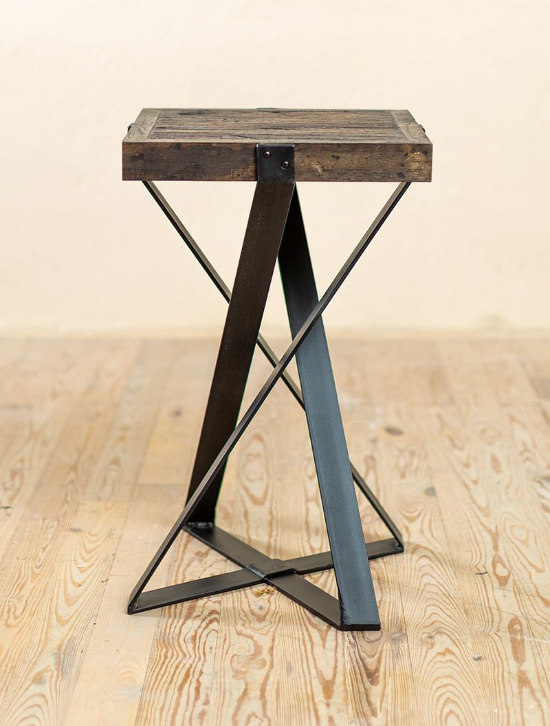 The 201 Hand Forged Accent Table | Iron Console Table, Metal Furniture With Regard To Aged Black Iron Console Tables (View 7 of 20)
