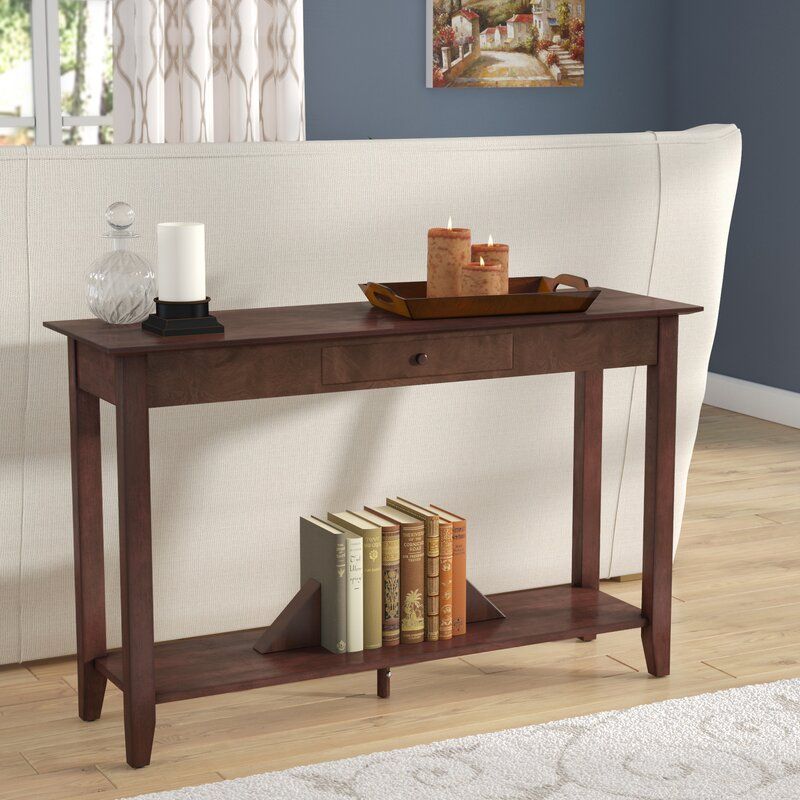 Three Posts Greenspan Console Table & Reviews | Wayfair Pertaining To Large Modern Console Tables (View 12 of 20)