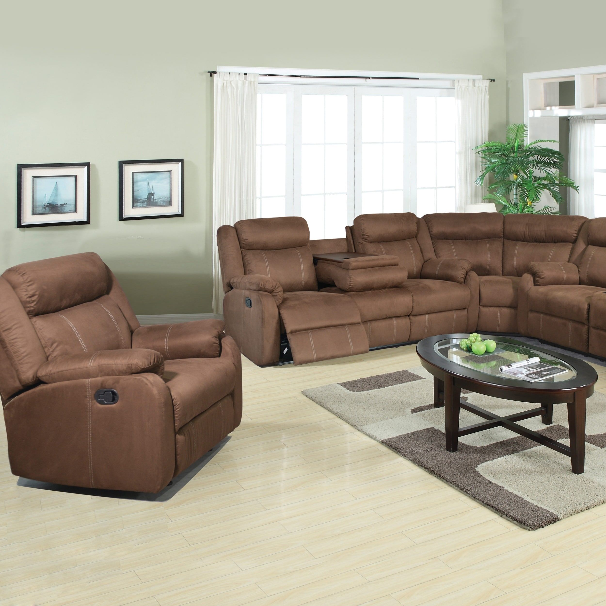 Tompkins Chocolate Fabric Sectional Sofa | Furniture, Sectional Sofa Pertaining To Cocoa Console Tables (View 2 of 20)