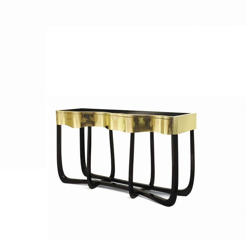 Top Black And Gold Console Tables For Your Interior Intended For Black And Gold Console Tables (View 20 of 20)