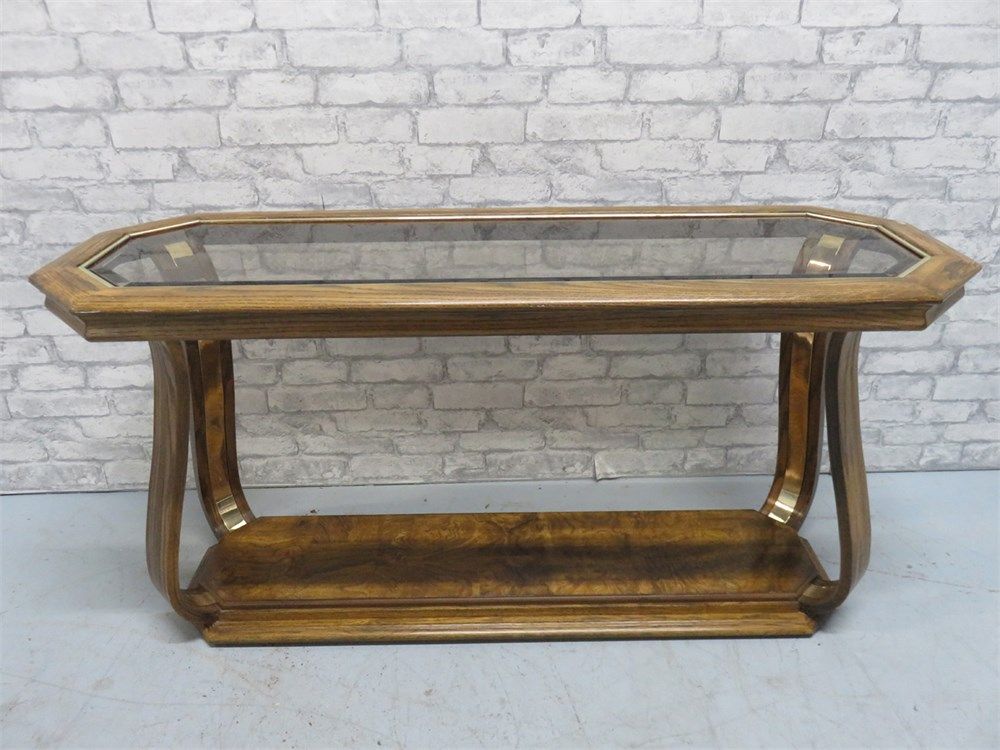 Transitional Design Online Auctions – Octagonal Sofa Table In Octagon Console Tables (View 18 of 20)