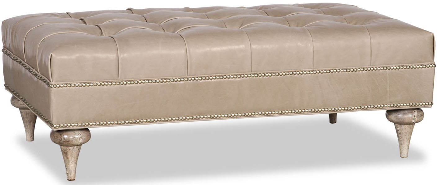 Tufted Ottoman Sofa With Nail Head Trims Inside Tufted Ottoman Console Tables (View 6 of 20)