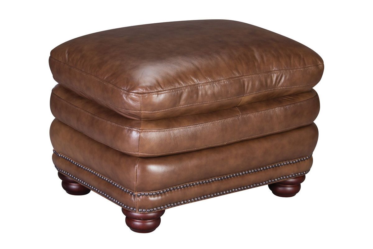 Venice Leather Ottoman At Gardner White With Regard To White Leatherette Ottomans (View 16 of 20)