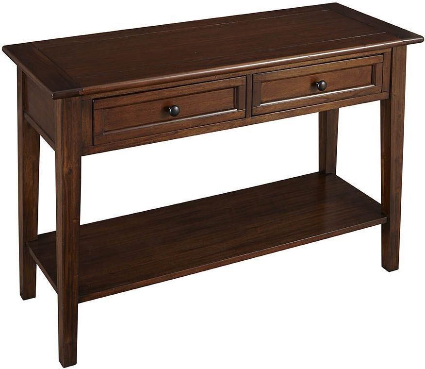 Westlake Cherry Brown Sofa Table From A America | Coleman Furniture Within Brown Console Tables (View 7 of 20)