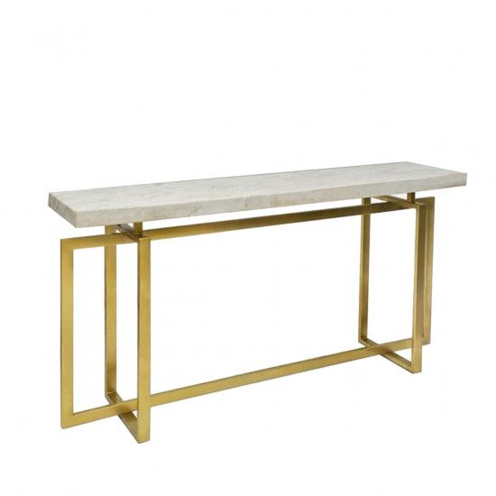 White Marble Console Table | Beut.co (View 6 of 20)