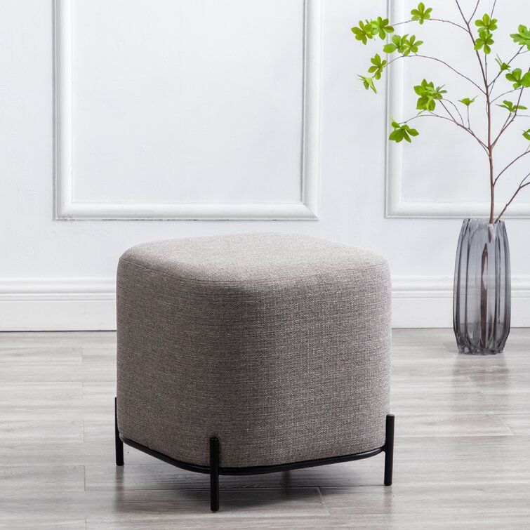 Wrought Studio Zaynab 16.5'' Wide Square Cube Ottoman & Reviews | Wayfair In Square Cube Ottomans (Gallery 19 of 20)