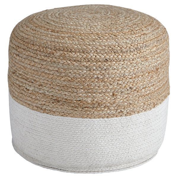 You'll Love The Banwell Pouf At Allmodern – With Great Deals On Modern With White Jute Pouf Ottomans (View 4 of 20)