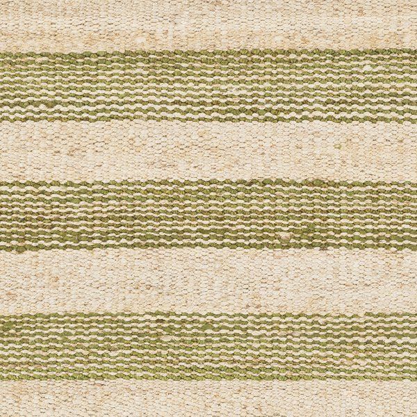 You'll Love The Boughner Hand Woven Green/neutral Area Rug At Wayfair Pertaining To White And Gray Geometric Hand Woven Cotton And Wool Pouf Ottomans (View 1 of 10)