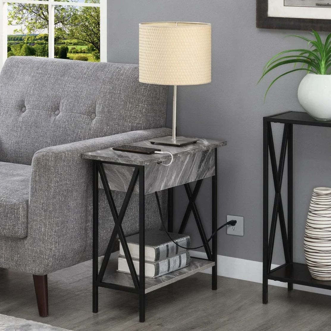 10 Best Charging End Tables For 2022 | Apartment Therapy Intended For Coffee Tables With Charging Station (View 17 of 20)