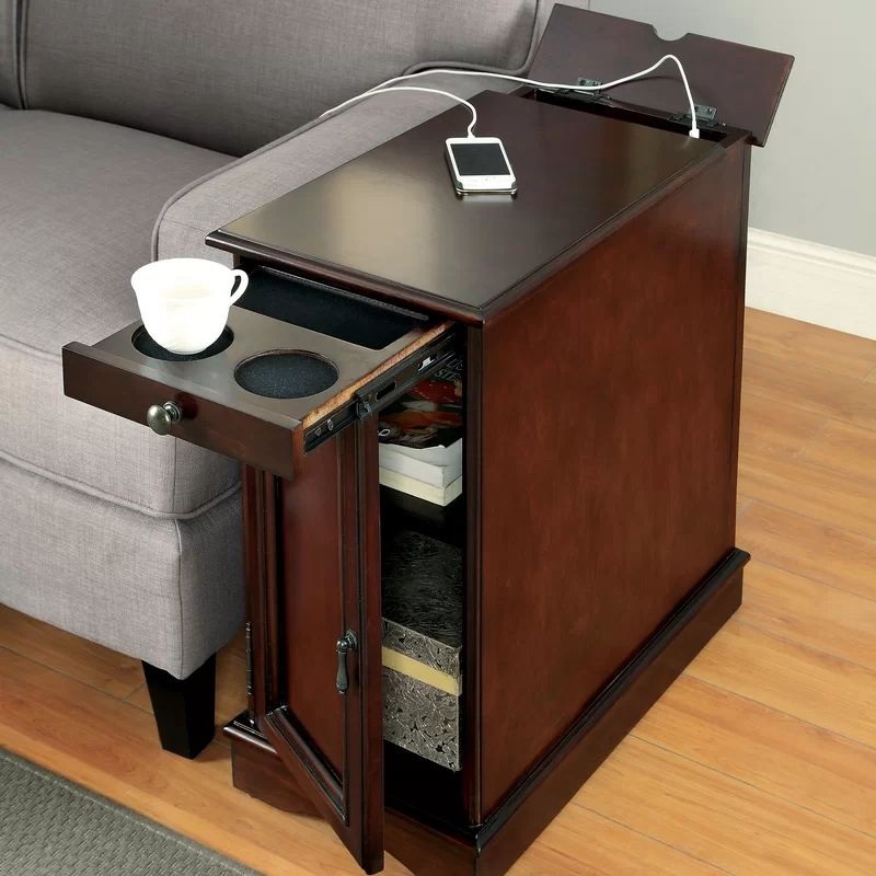 10 Best Charging End Tables For 2022 | Apartment Therapy Intended For Coffee Tables With Charging Station (View 1 of 20)