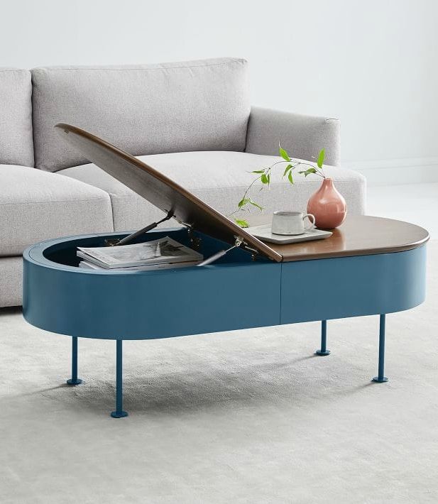 18 Stunning Coffee Tables With Built In Storage – Living In A Shoebox With Contemporary Coffee Tables With Shelf (View 3 of 20)