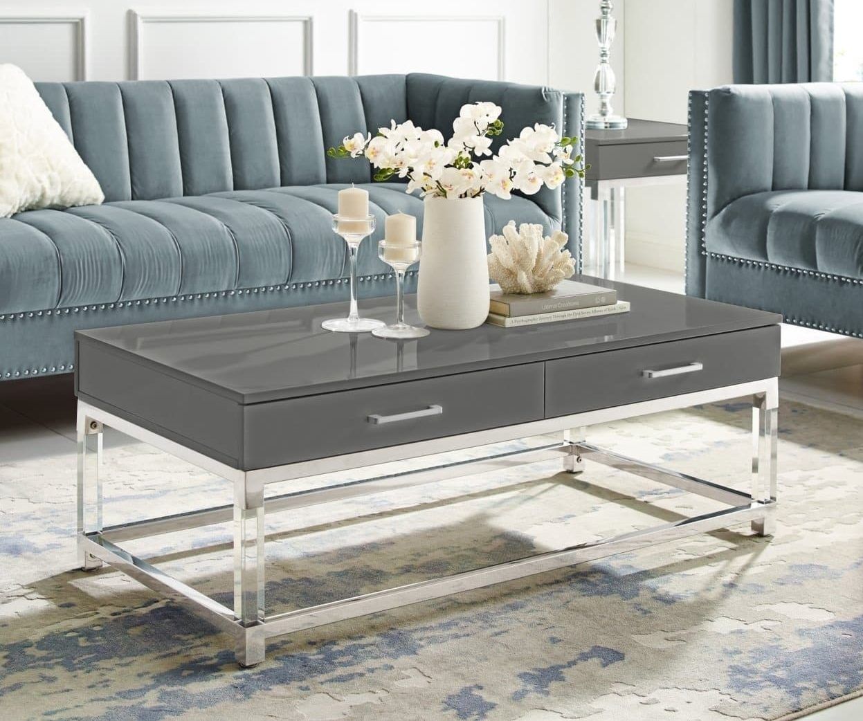 21 Lucite Coffee Tables To Liven Your Living Room – Acrylic & See Through Within Thick Acrylic Coffee Tables (View 7 of 20)