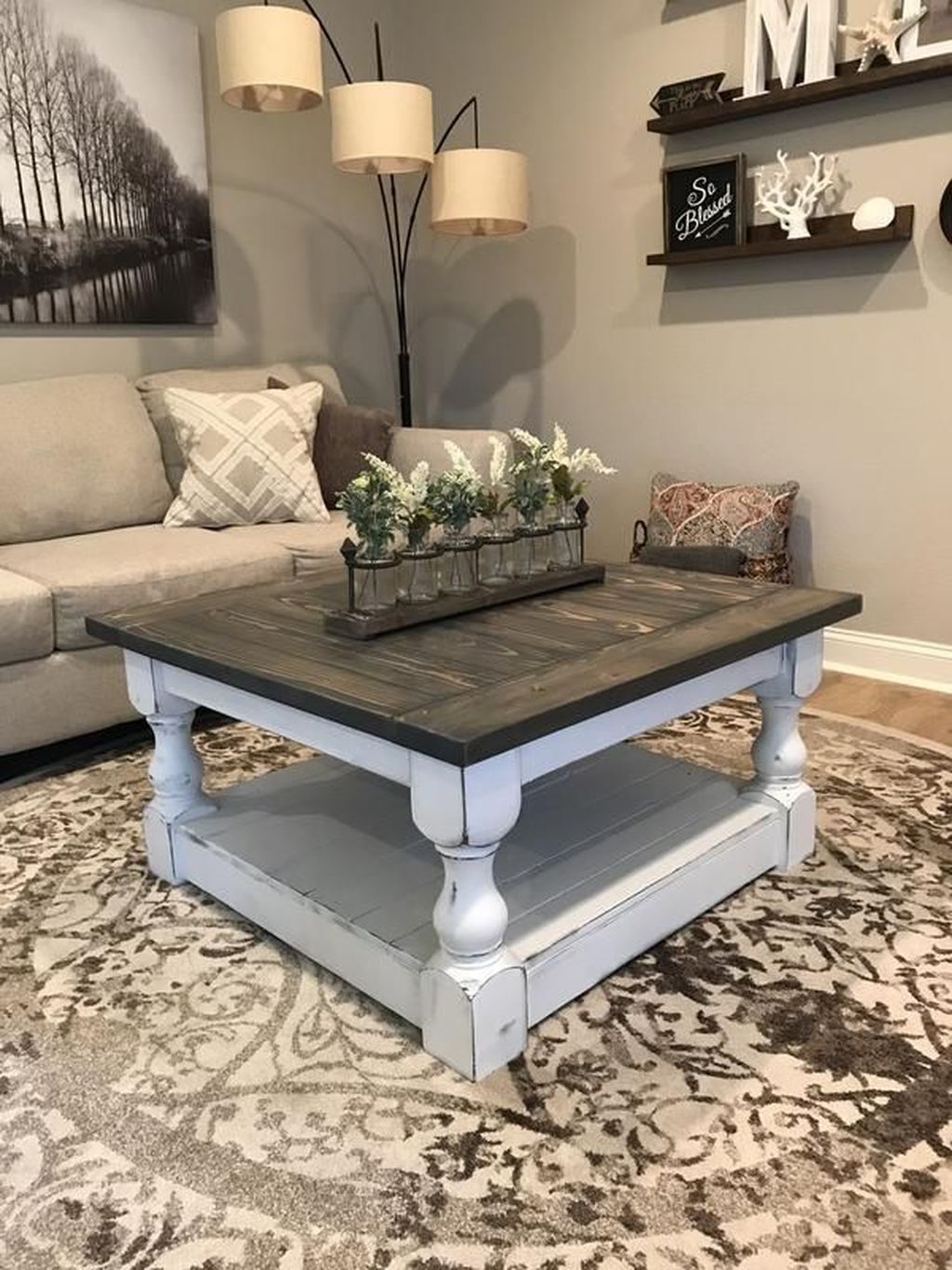 30+ Rustic Farmhouse Table Ideas To Use In The Decor | Farmhouse Style  Coffee Table, Coffee Table Farmhouse, Coffee Table Pertaining To Farmhouse Style Coffee Tables (View 6 of 20)