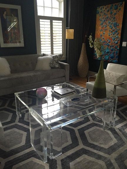 Acrylic Coffee Table Set • Matthew James Designs Inside Thick Acrylic Coffee Tables (View 16 of 20)