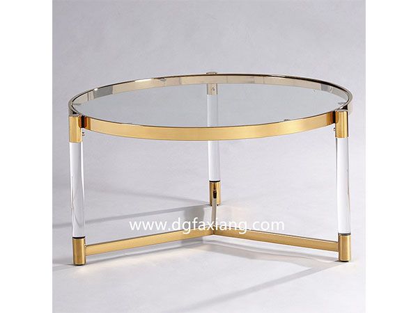 Acrylic Furniture Manufacturer Wholesale Customized Clear Acrylic Furniture For Stainless Steel And Acrylic Coffee Tables (View 5 of 20)
