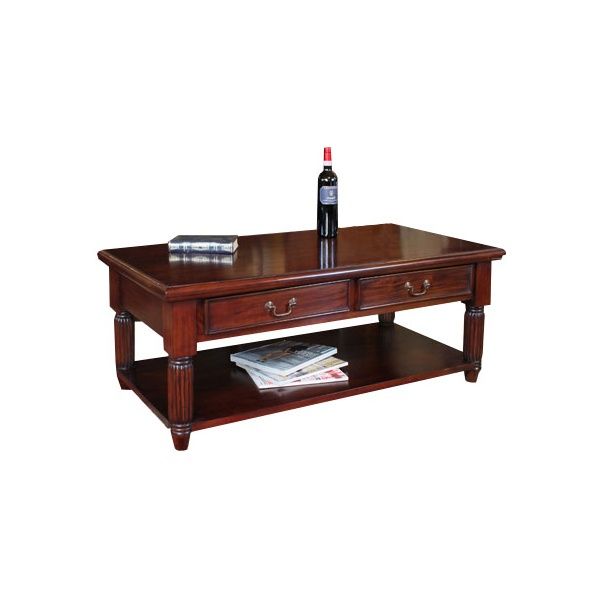 Argento Solid Mahogany Coffee Table Throughout Mahogany Coffee Tables (View 6 of 20)