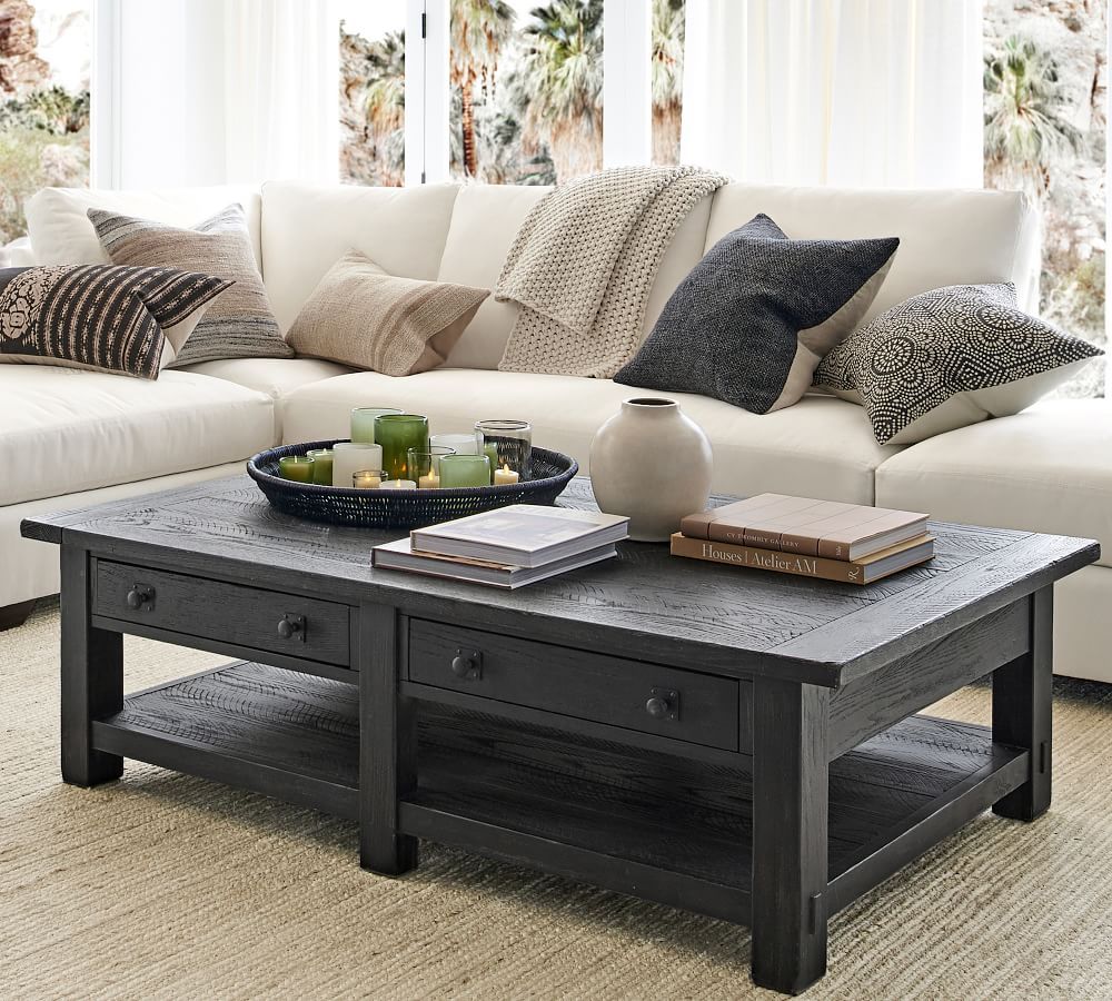 Benchwright 60" Rectangular Coffee Table | Pottery Barn With Rectangle Coffee Tables (View 6 of 20)