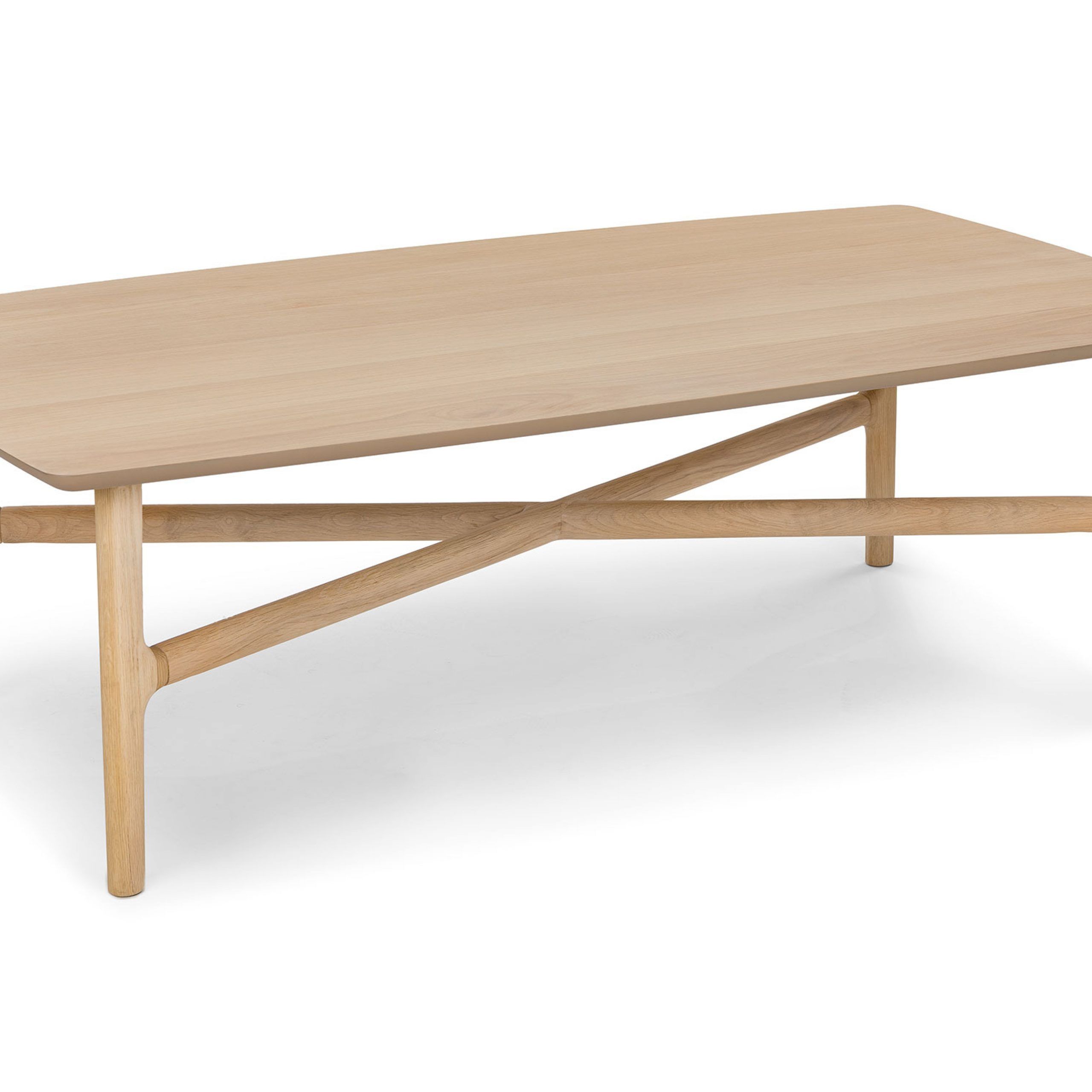 Brezza Light Oak Rectangular Coffee Table | Article Inside Rectangle Coffee Tables (View 19 of 20)