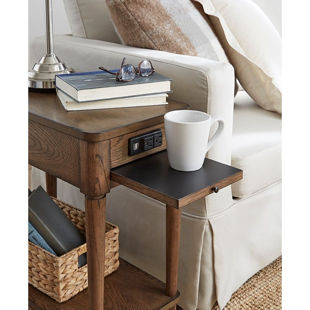 Buy Distressed, Charging Station Coffee, Console, Sofa & End Tables Online  At Overstock | Our Best Living Room Furniture Deals With Coffee Tables With Charging Station (View 8 of 20)
