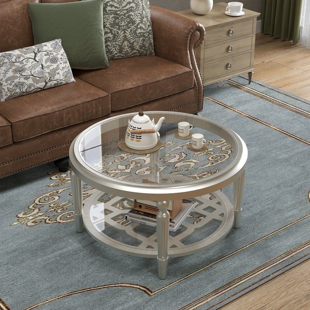 Buy Glass Coffee Tables Online At Overstock | Our Best Living Room Furniture  Deals For Glass Tabletop Coffee Tables (View 13 of 20)