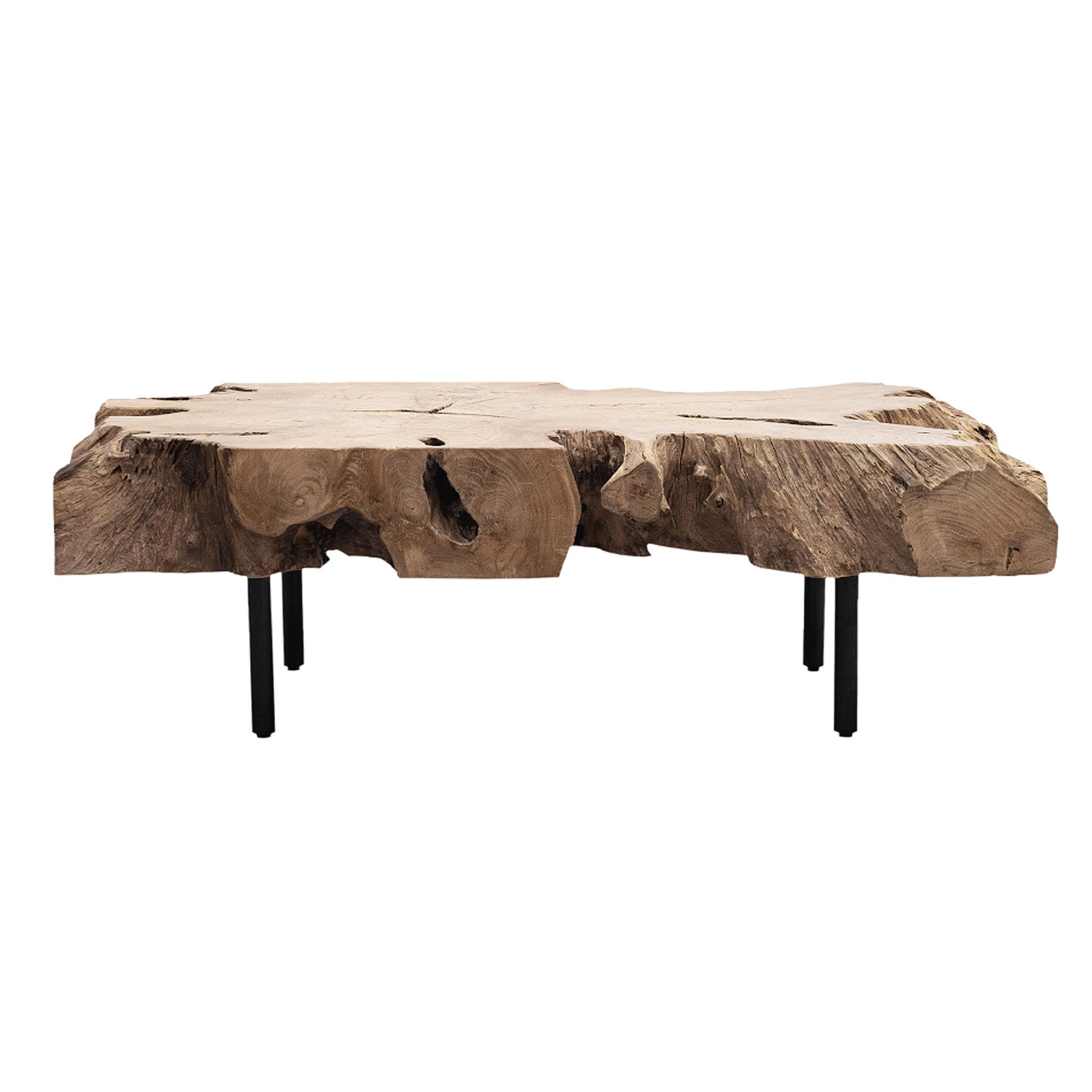 Buy Rustic Teak Wood Tree Root Coffee Table | Oliveira With Solid Teak Wood Coffee Tables (View 2 of 20)