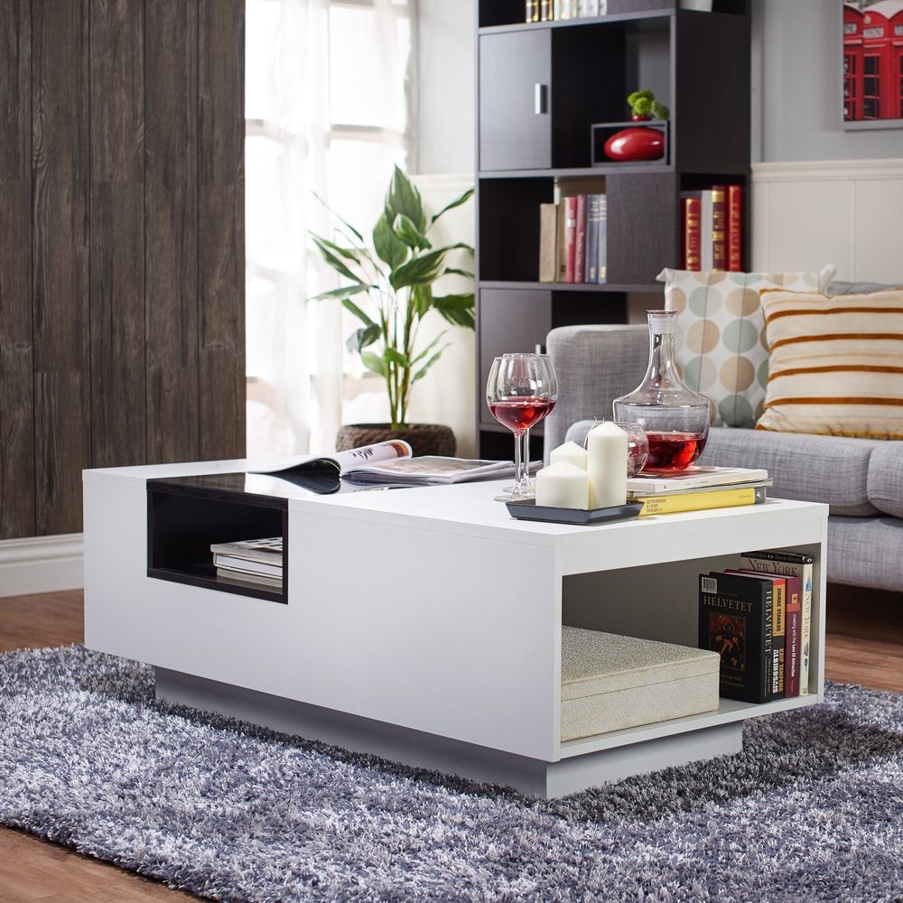 Buy Storage Coffee Tables Online At Overstock | Our Best Living Room  Furniture Deals Throughout Contemporary Coffee Tables With Shelf (Gallery 20 of 20)
